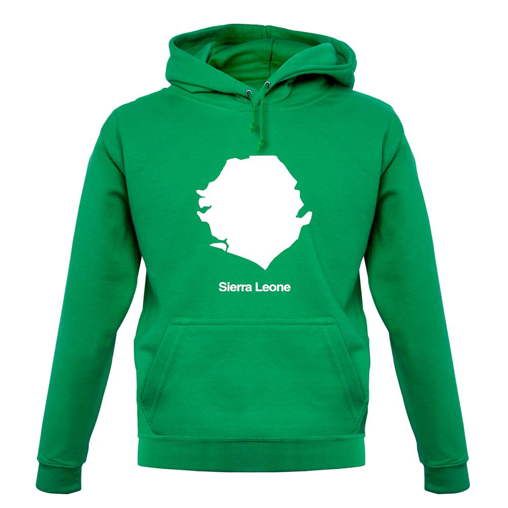 Sierra Leone Silhouette unisex hoodie Sierra Leone Silhouette unisex hoodie