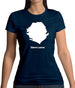 Sierra Leone Silhouette Womens T-Shirt Sierra Leone Silhouette Womens T-Shirt