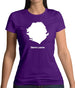 Sierra Leone Silhouette Womens T-Shirt Sierra Leone Silhouette Womens T-Shirt