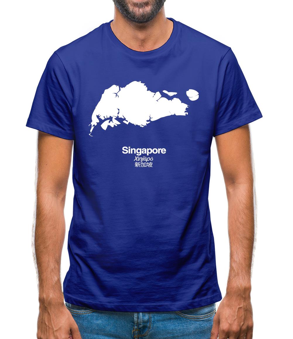 Singapore Silhouette Mens T-Shirt Singapore Silhouette Mens T-Shirt