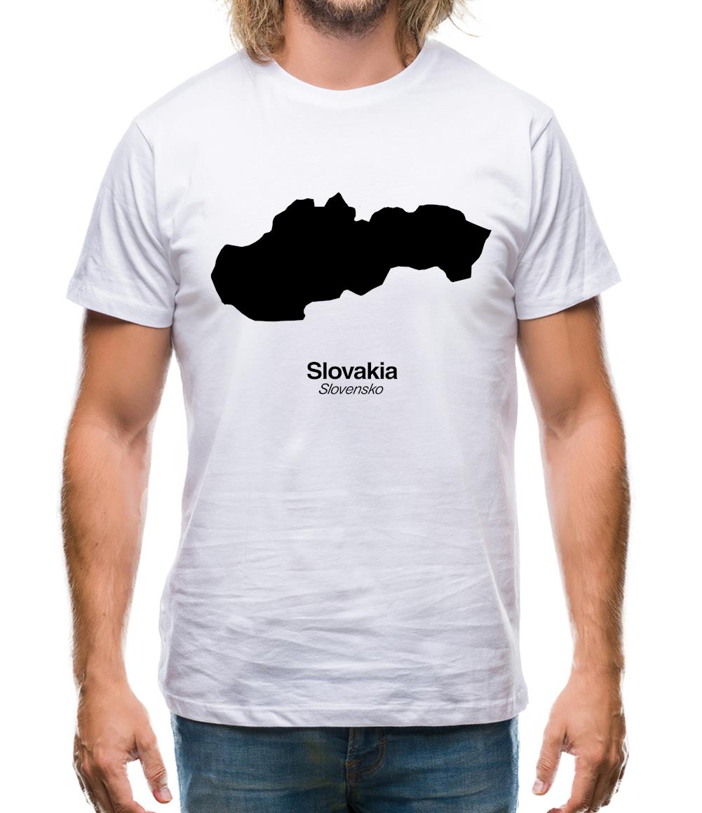 Slovakia Silhouette Mens T-Shirt Slovakia Silhouette Mens T-Shirt