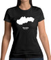 Slovakia Silhouette Womens T-Shirt Slovakia Silhouette Womens T-Shirt
