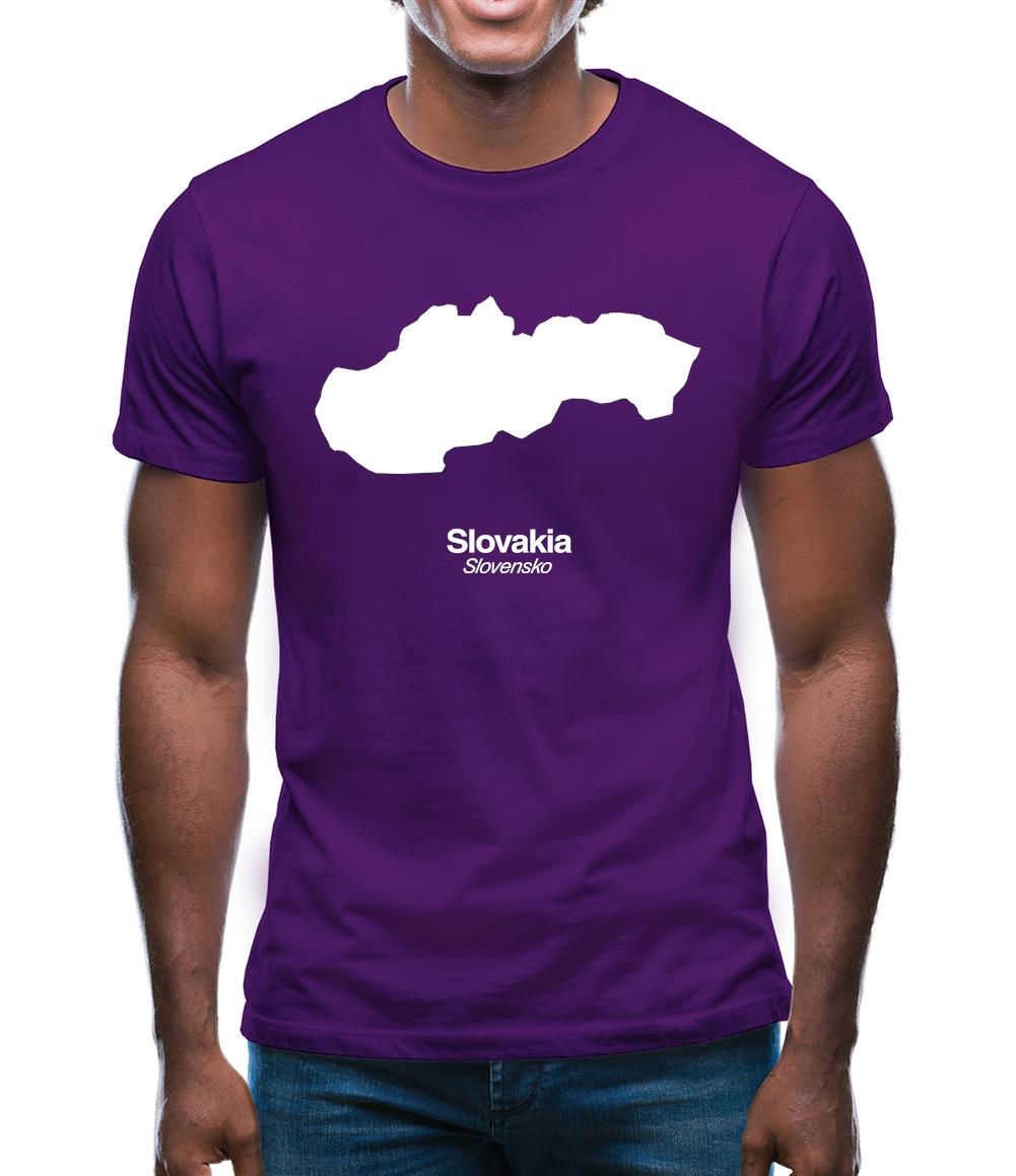 Slovakia Silhouette Mens T-Shirt Slovakia Silhouette Mens T-Shirt