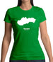 Slovakia Silhouette Womens T-Shirt Slovakia Silhouette Womens T-Shirt