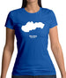 Slovakia Silhouette Womens T-Shirt Slovakia Silhouette Womens T-Shirt