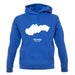 Slovakia Silhouette unisex hoodie Slovakia Silhouette unisex hoodie
