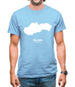 Slovakia Silhouette Mens T-Shirt Slovakia Silhouette Mens T-Shirt