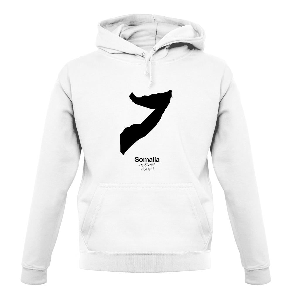 Somalia Silhouette unisex hoodie Somalia Silhouette unisex hoodie