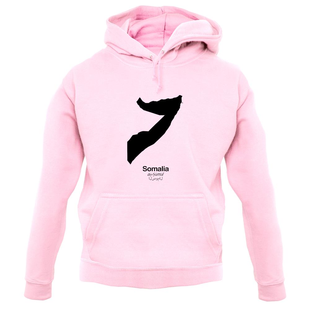 Somalia Silhouette unisex hoodie Somalia Silhouette unisex hoodie