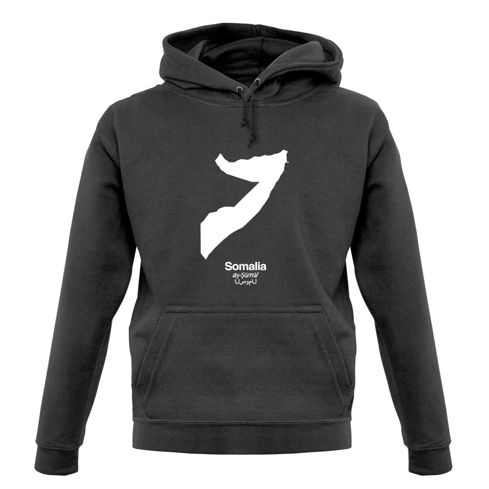 Somalia Silhouette unisex hoodie Somalia Silhouette unisex hoodie