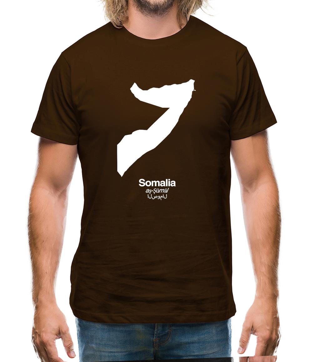 Somalia Silhouette Mens T-Shirt Somalia Silhouette Mens T-Shirt