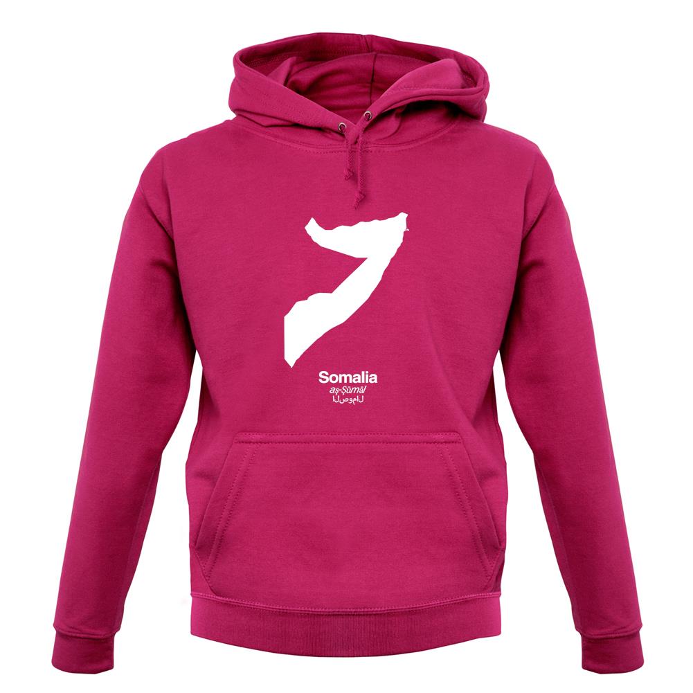 Somalia Silhouette unisex hoodie Somalia Silhouette unisex hoodie