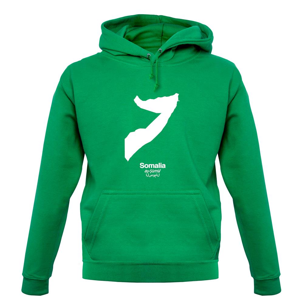 Somalia Silhouette unisex hoodie Somalia Silhouette unisex hoodie