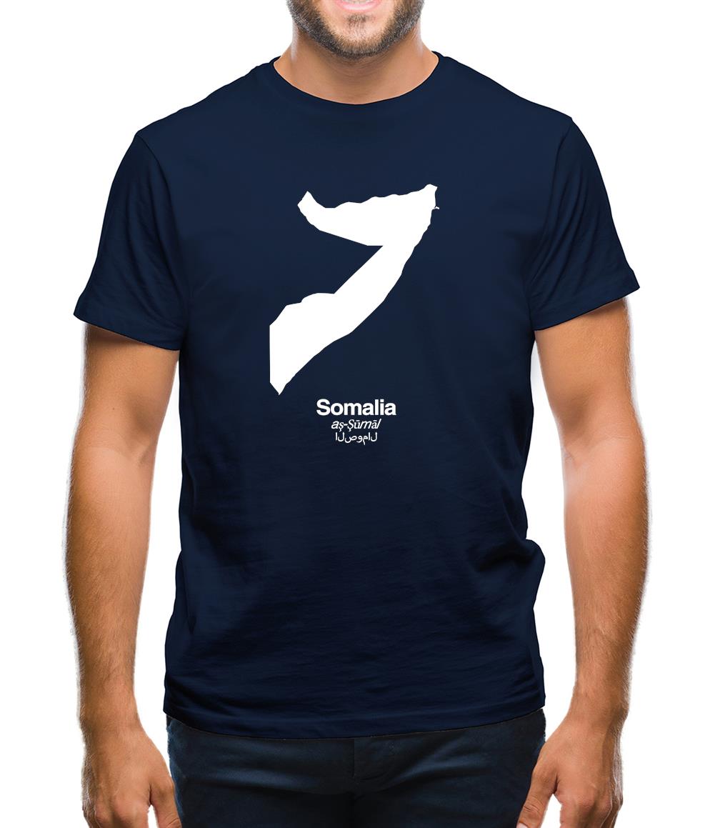 Somalia Silhouette Mens T-Shirt Somalia Silhouette Mens T-Shirt