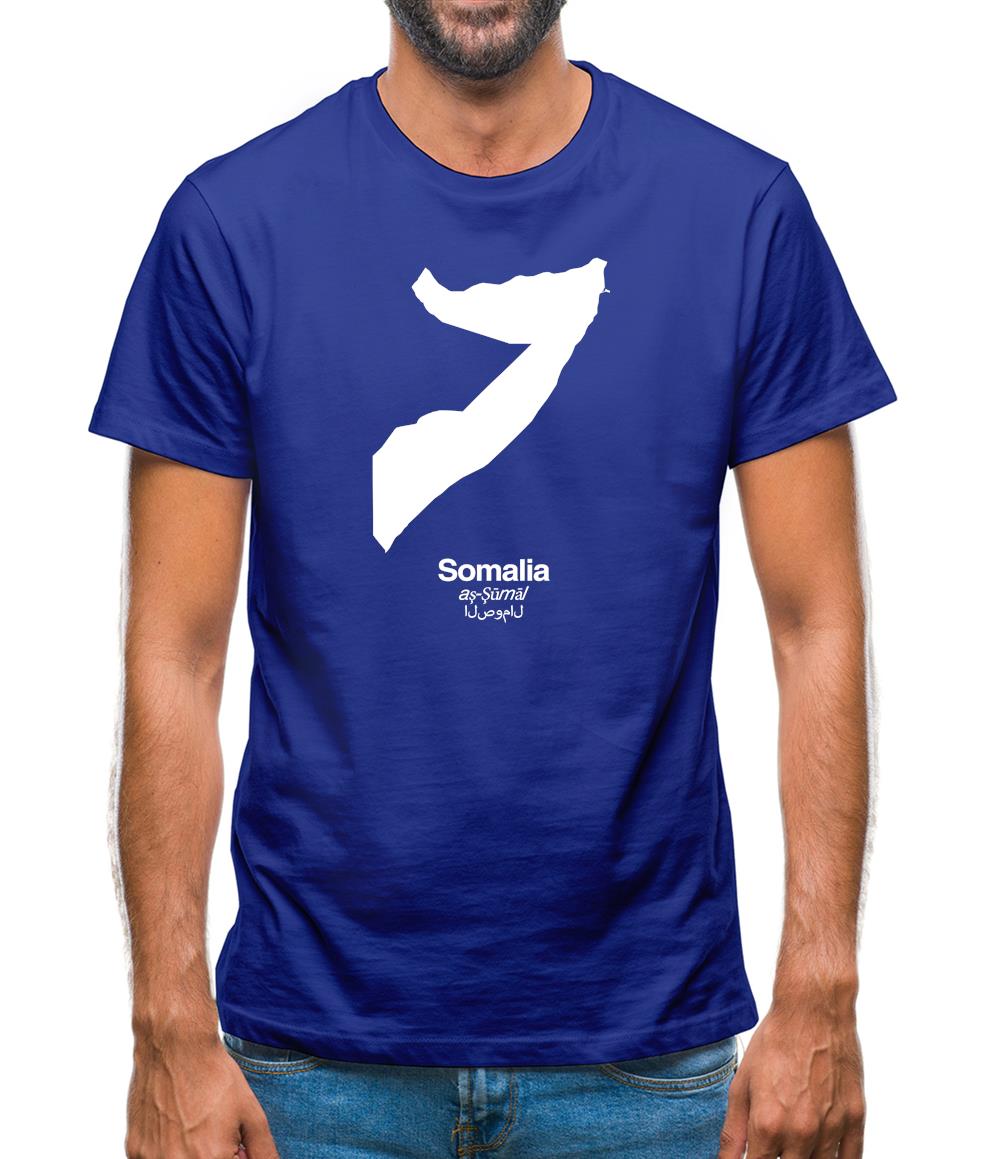 Somalia Silhouette Mens T-Shirt Somalia Silhouette Mens T-Shirt