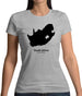 South Africa Silhouette Womens T-Shirt South Africa Silhouette Womens T-Shirt