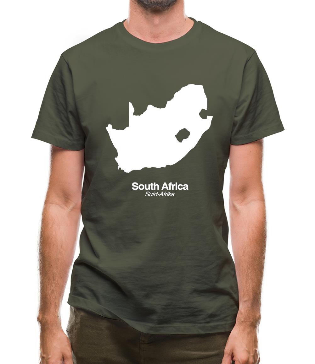 South Africa Silhouette Mens T-Shirt South Africa Silhouette Mens T-Shirt