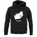 South Africa Silhouette unisex hoodie South Africa Silhouette unisex hoodie