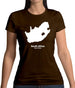 South Africa Silhouette Womens T-Shirt South Africa Silhouette Womens T-Shirt