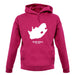 South Africa Silhouette unisex hoodie South Africa Silhouette unisex hoodie