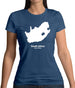 South Africa Silhouette Womens T-Shirt South Africa Silhouette Womens T-Shirt