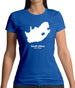 South Africa Silhouette Womens T-Shirt South Africa Silhouette Womens T-Shirt