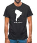 South America Silhouette Mens T-Shirt South America Silhouette Mens T-Shirt