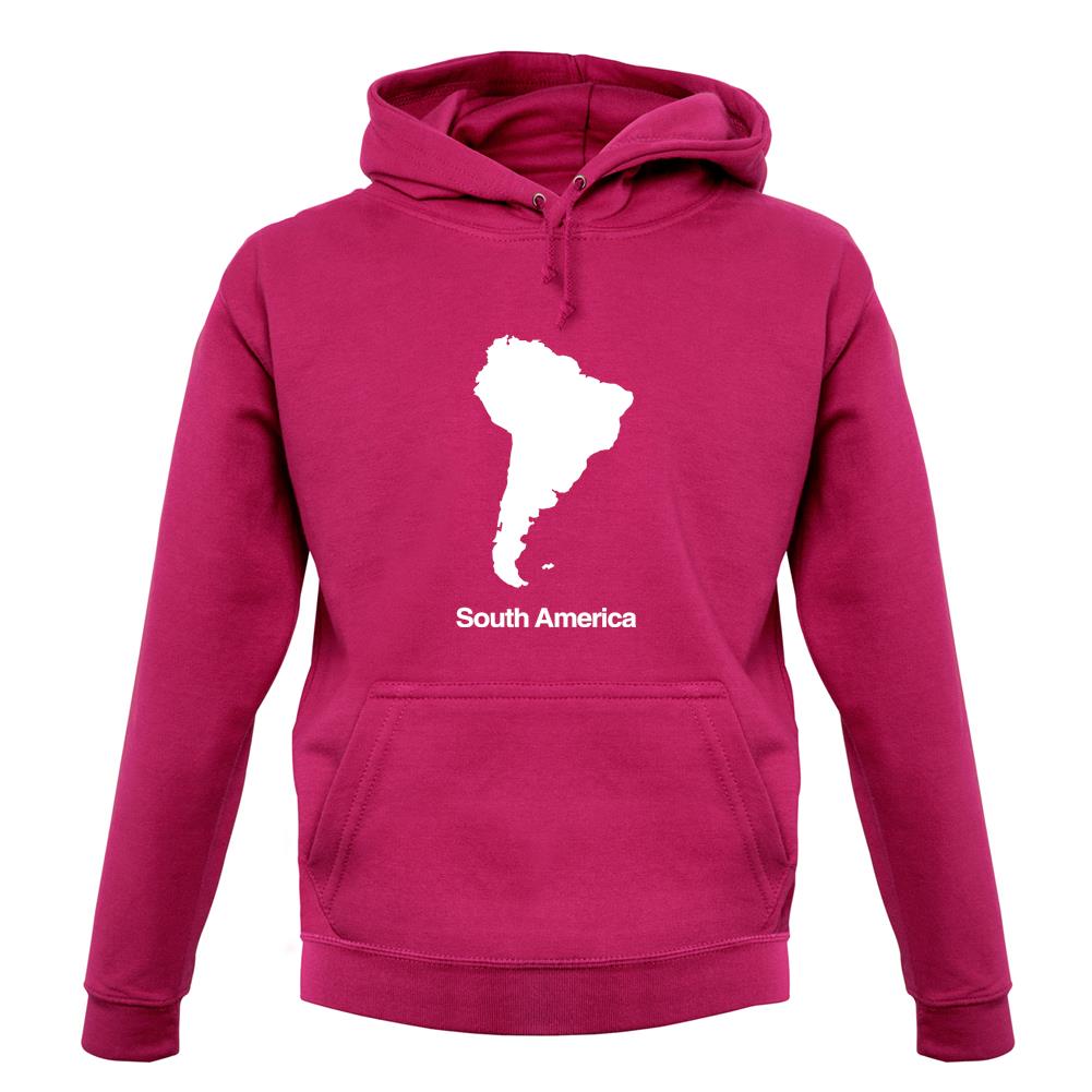 South America Silhouette unisex hoodie South America Silhouette unisex hoodie