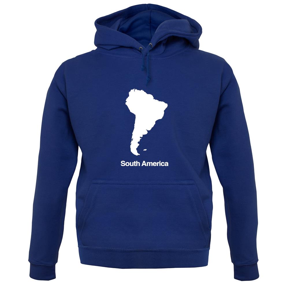 South America Silhouette unisex hoodie South America Silhouette unisex hoodie
