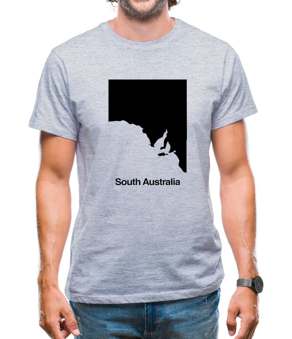 South Australia Silhouette Mens T-Shirt South Australia Silhouette Mens T-Shirt