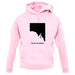 South Australia Silhouette unisex hoodie South Australia Silhouette unisex hoodie