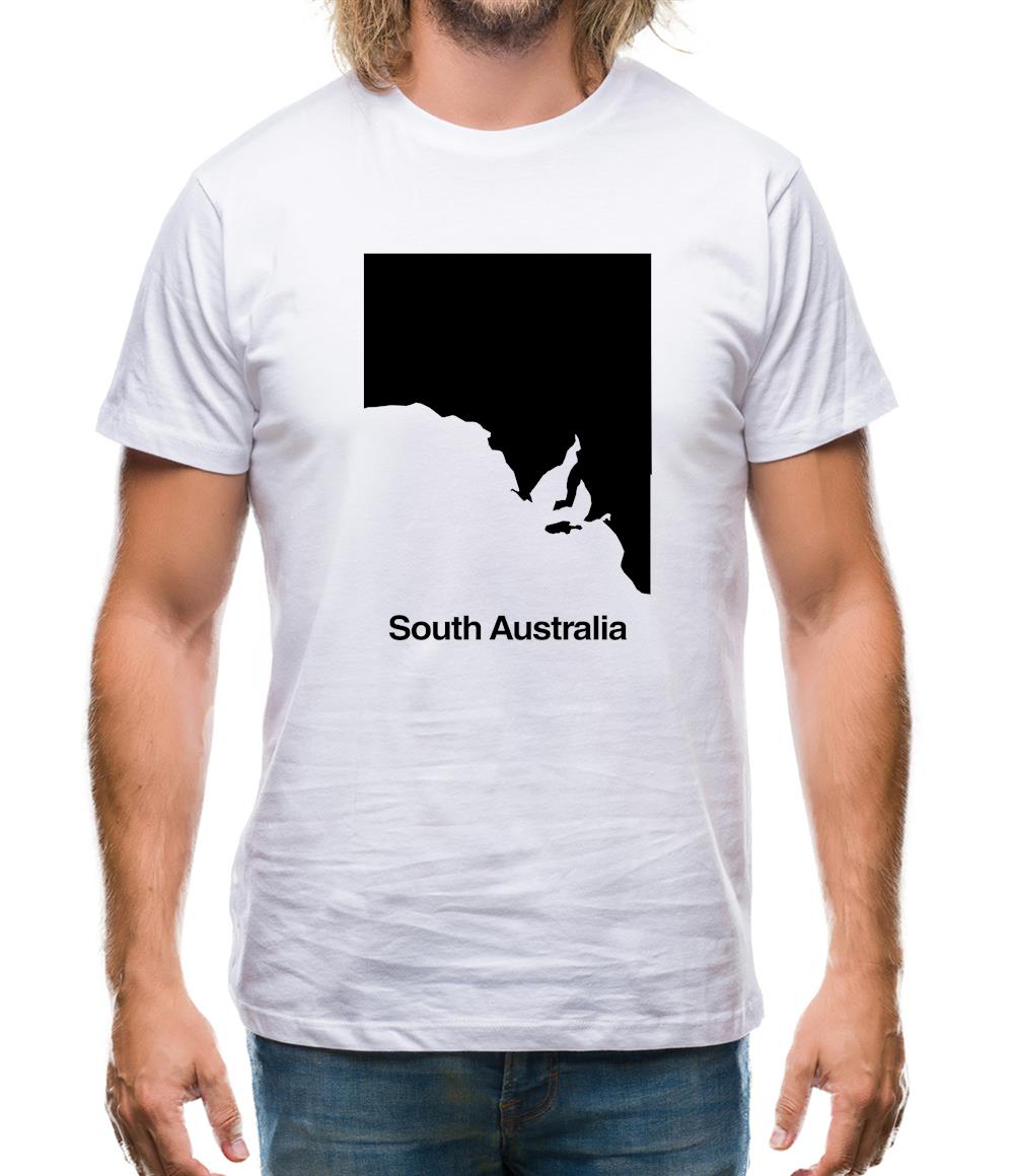 South Australia Silhouette Mens T-Shirt South Australia Silhouette Mens T-Shirt