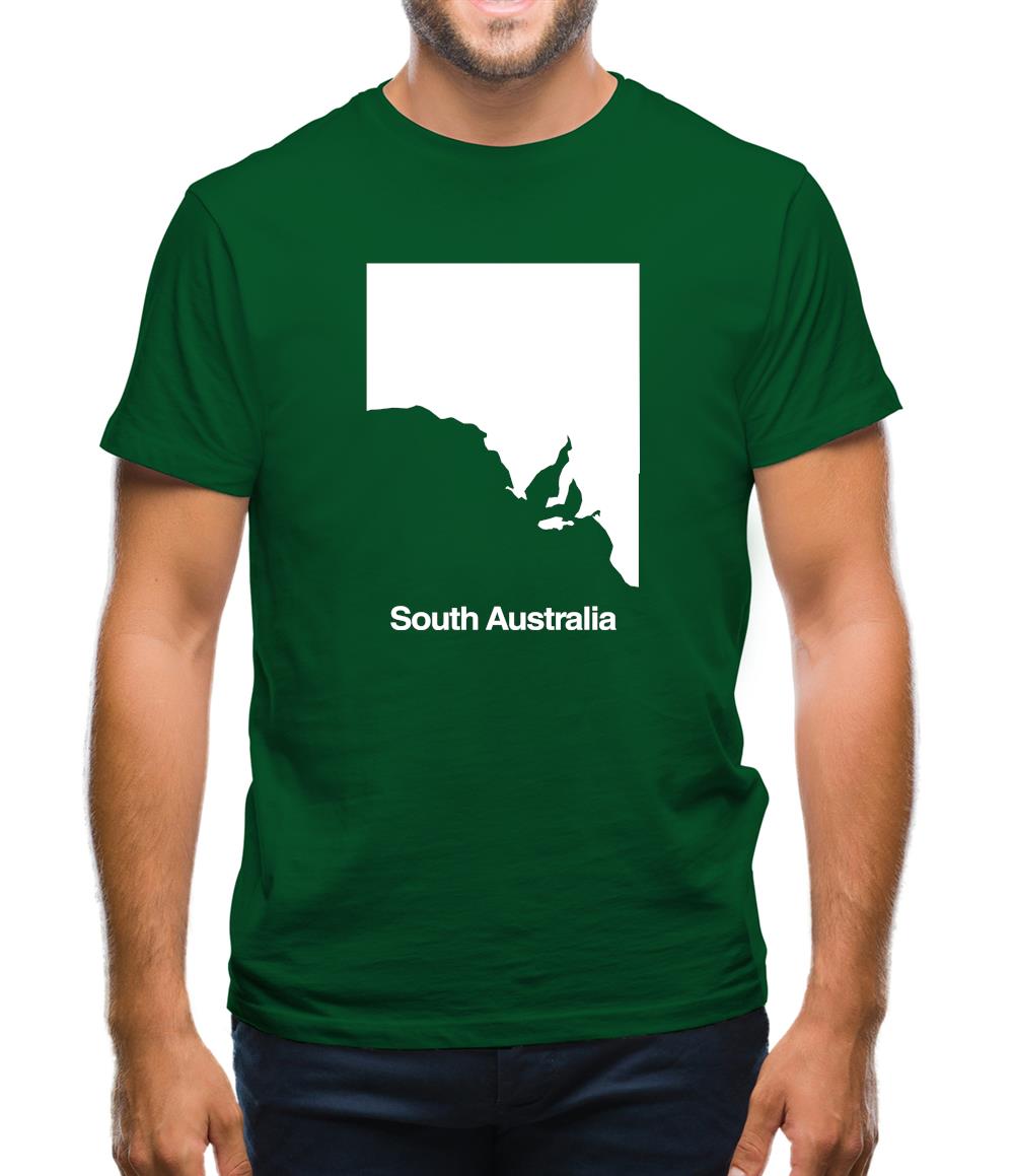 South Australia Silhouette Mens T-Shirt South Australia Silhouette Mens T-Shirt