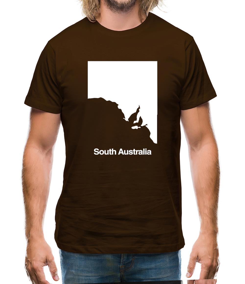 South Australia Silhouette Mens T-Shirt South Australia Silhouette Mens T-Shirt
