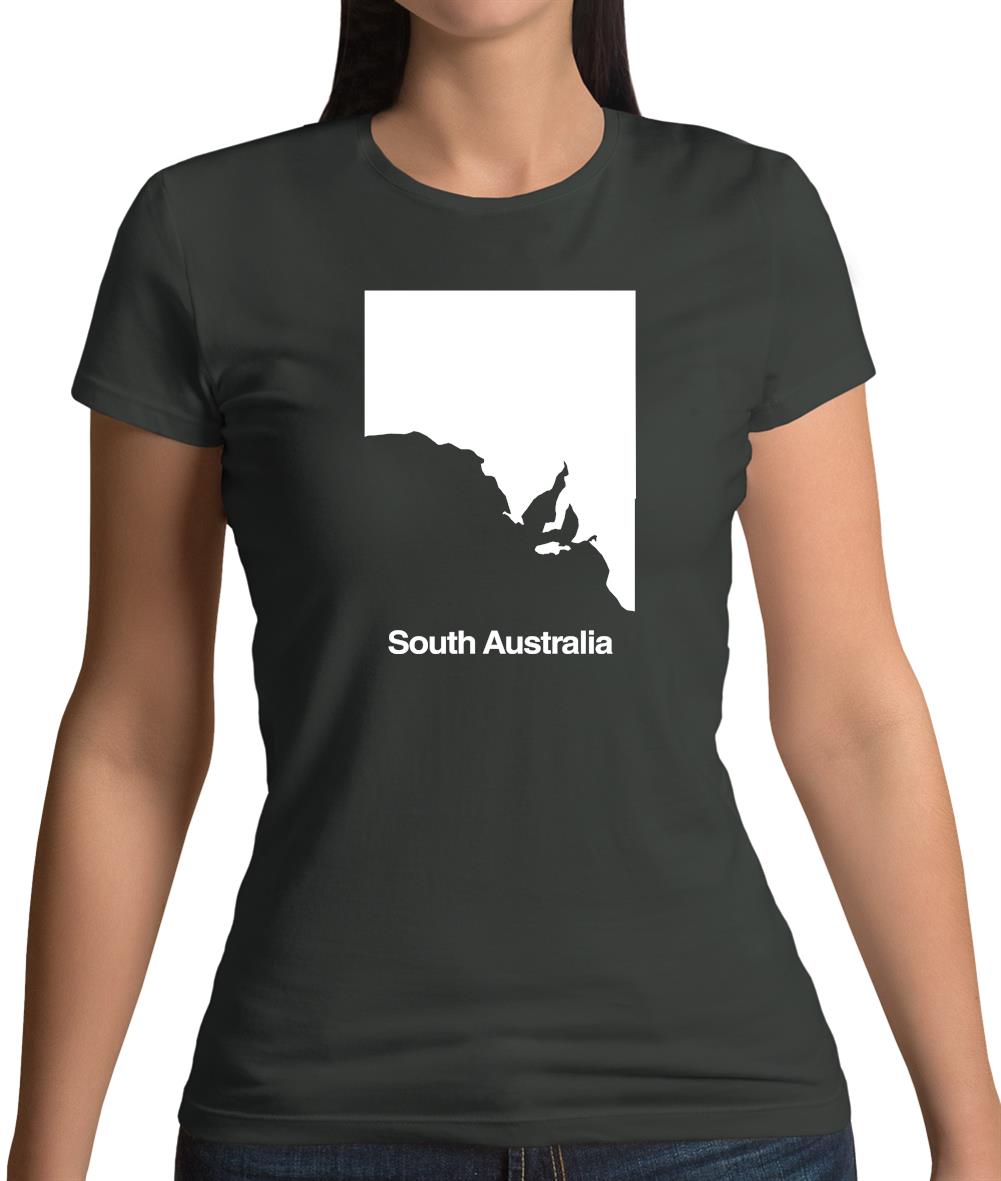 South Australia Silhouette Womens T-Shirt South Australia Silhouette Womens T-Shirt