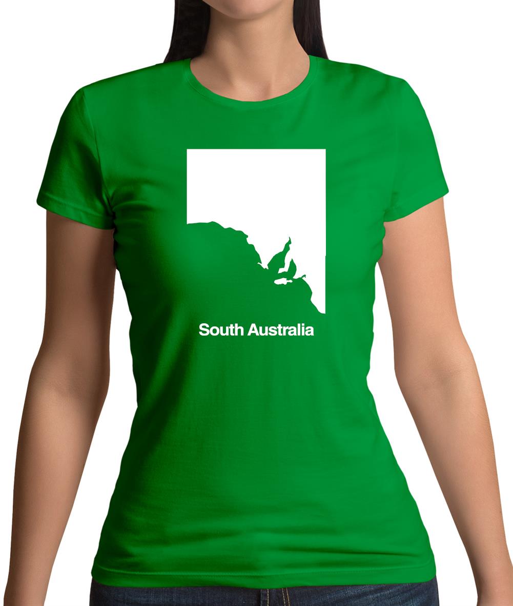 South Australia Silhouette Womens T-Shirt South Australia Silhouette Womens T-Shirt
