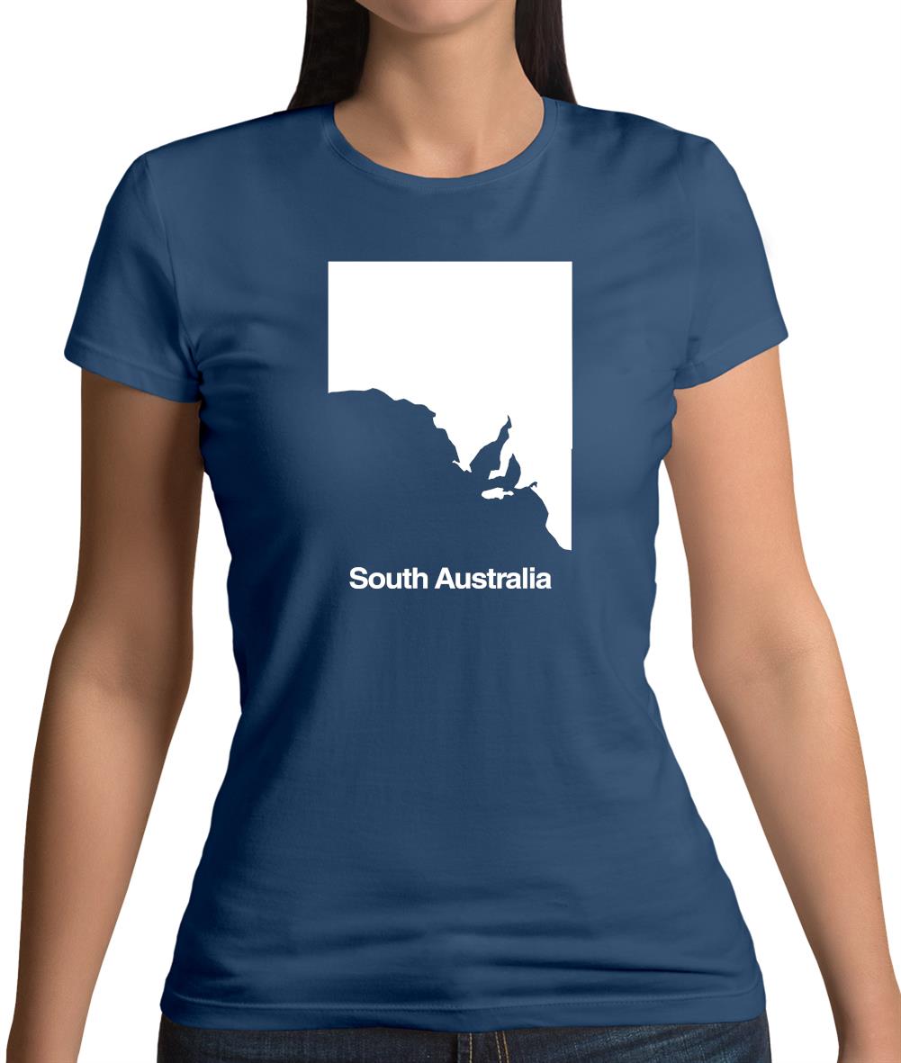 South Australia Silhouette Womens T-Shirt South Australia Silhouette Womens T-Shirt