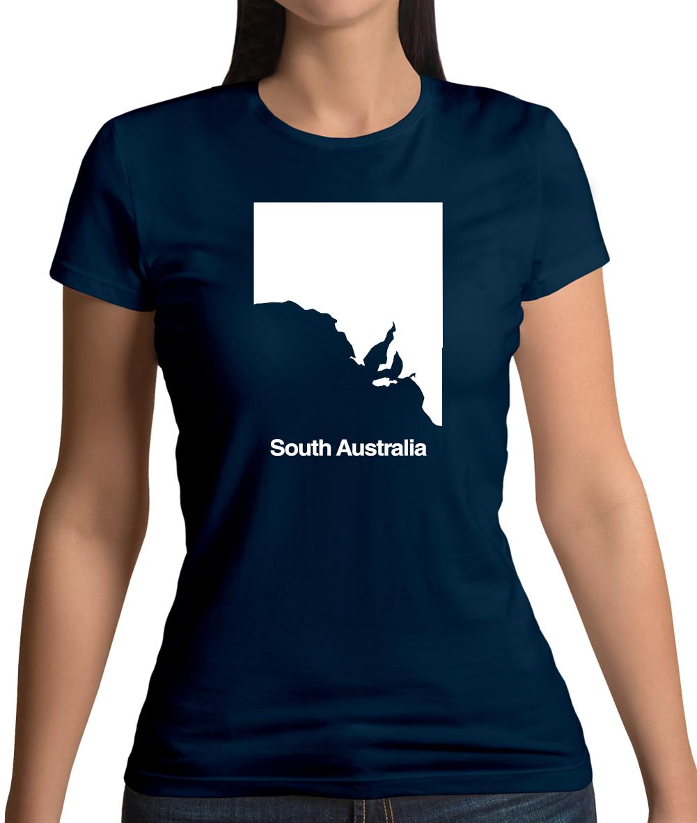 South Australia Silhouette Womens T-Shirt South Australia Silhouette Womens T-Shirt