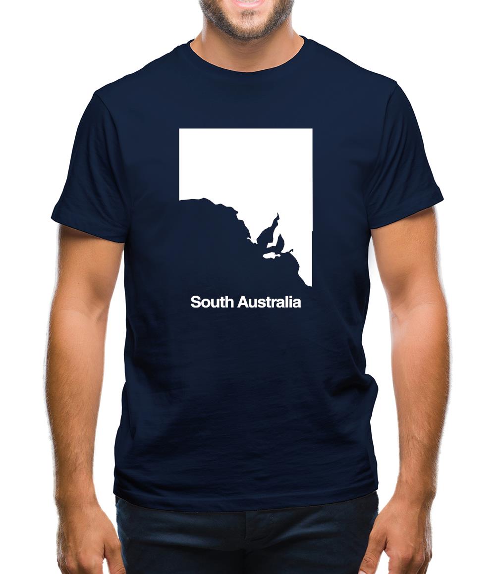 South Australia Silhouette Mens T-Shirt South Australia Silhouette Mens T-Shirt