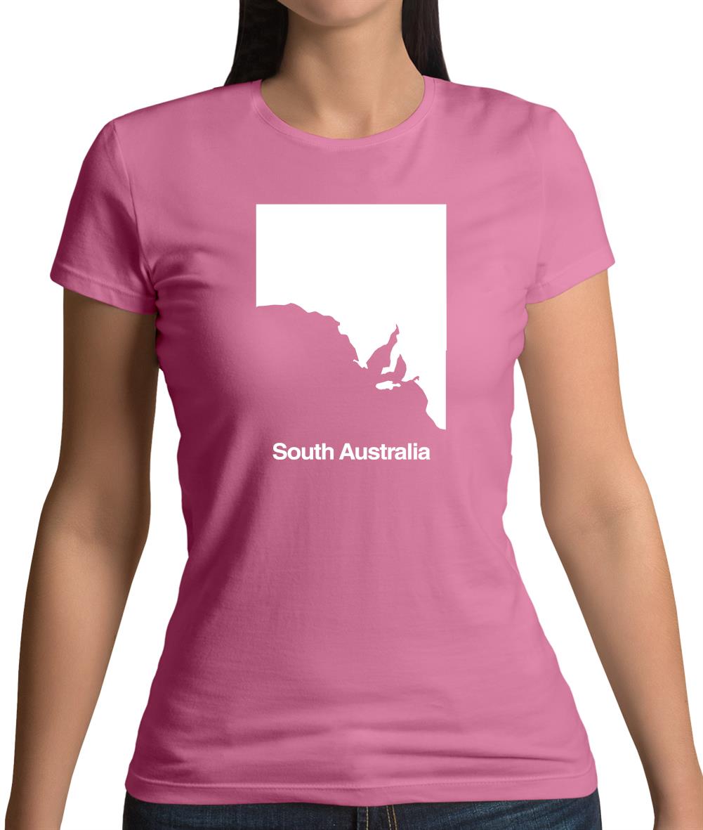 South Australia Silhouette Womens T-Shirt South Australia Silhouette Womens T-Shirt