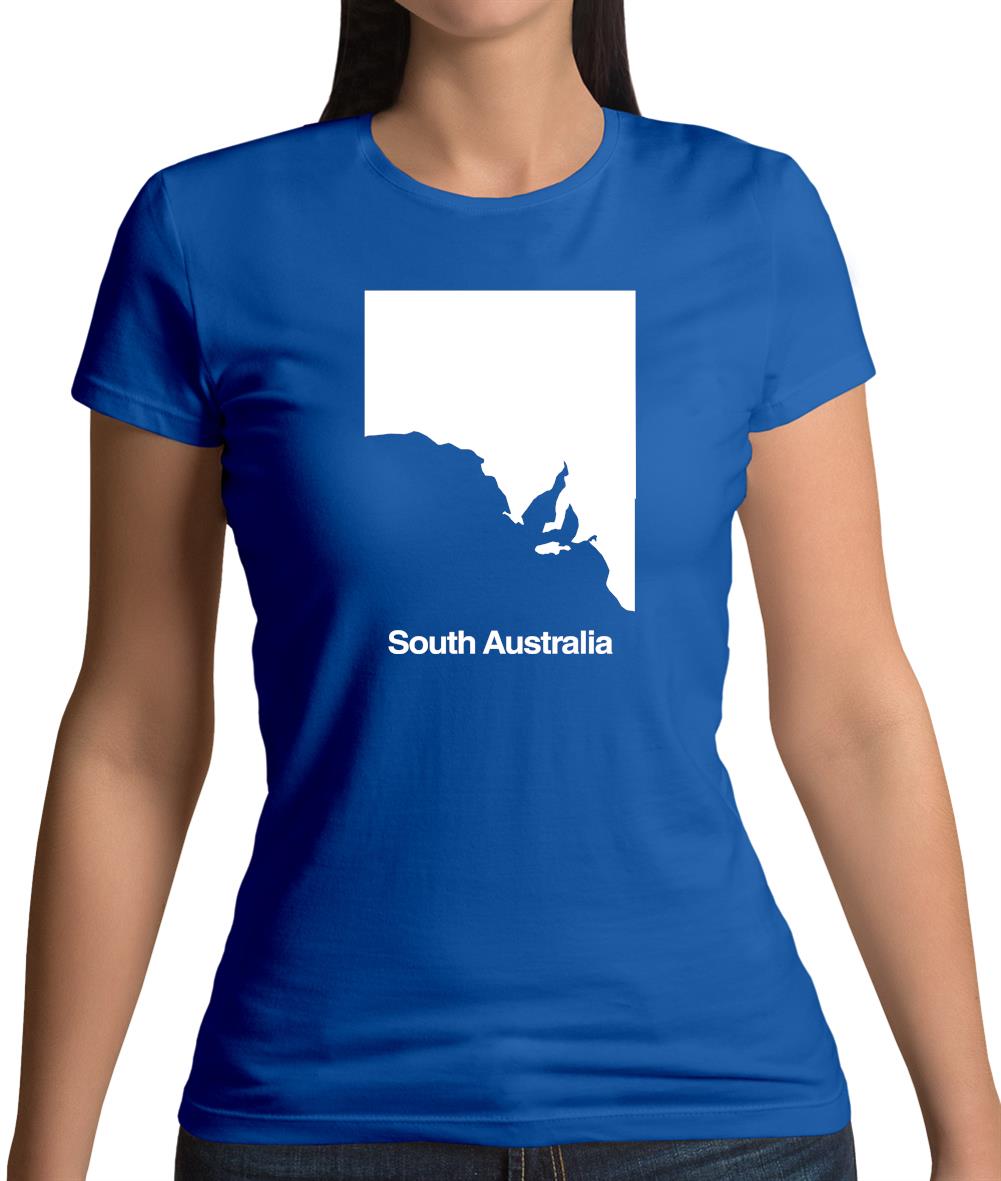 South Australia Silhouette Womens T-Shirt South Australia Silhouette Womens T-Shirt