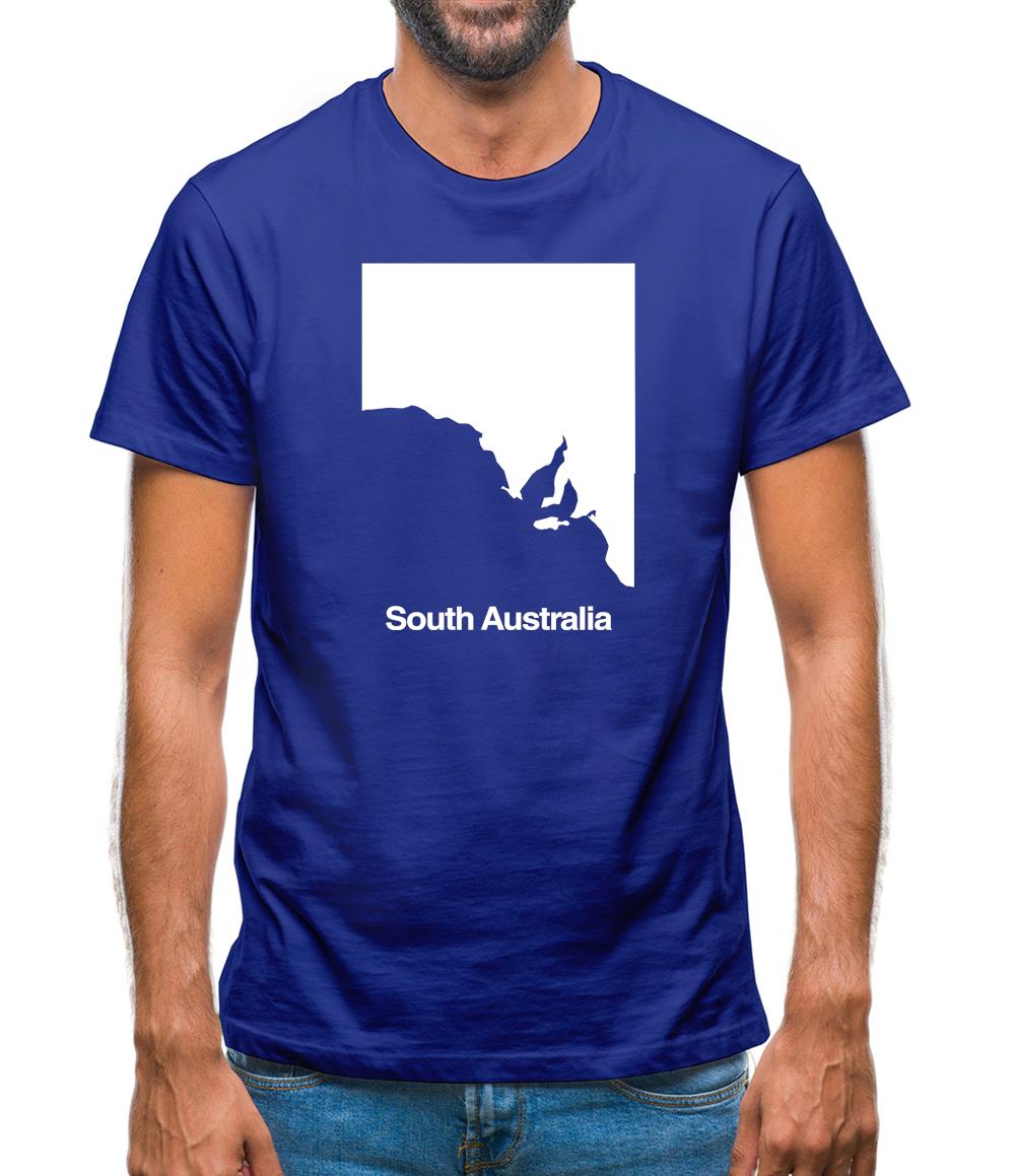 South Australia Silhouette Mens T-Shirt South Australia Silhouette Mens T-Shirt