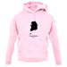 South Korea Silhouette unisex hoodie South Korea Silhouette unisex hoodie