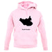South Sudan Silhouette unisex hoodie South Sudan Silhouette unisex hoodie