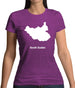 South Sudan Silhouette Womens T-Shirt South Sudan Silhouette Womens T-Shirt