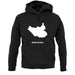 South Sudan Silhouette unisex hoodie South Sudan Silhouette unisex hoodie