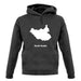 South Sudan Silhouette unisex hoodie South Sudan Silhouette unisex hoodie