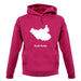 South Sudan Silhouette unisex hoodie South Sudan Silhouette unisex hoodie