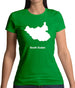 South Sudan Silhouette Womens T-Shirt South Sudan Silhouette Womens T-Shirt