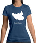South Sudan Silhouette Womens T-Shirt South Sudan Silhouette Womens T-Shirt